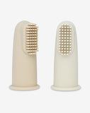 Pair of baby finger toothbrushes