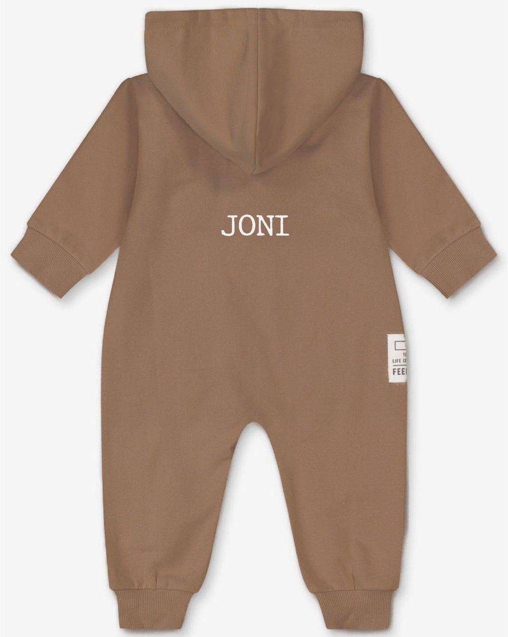 Hooded Overall With Zipper FB4