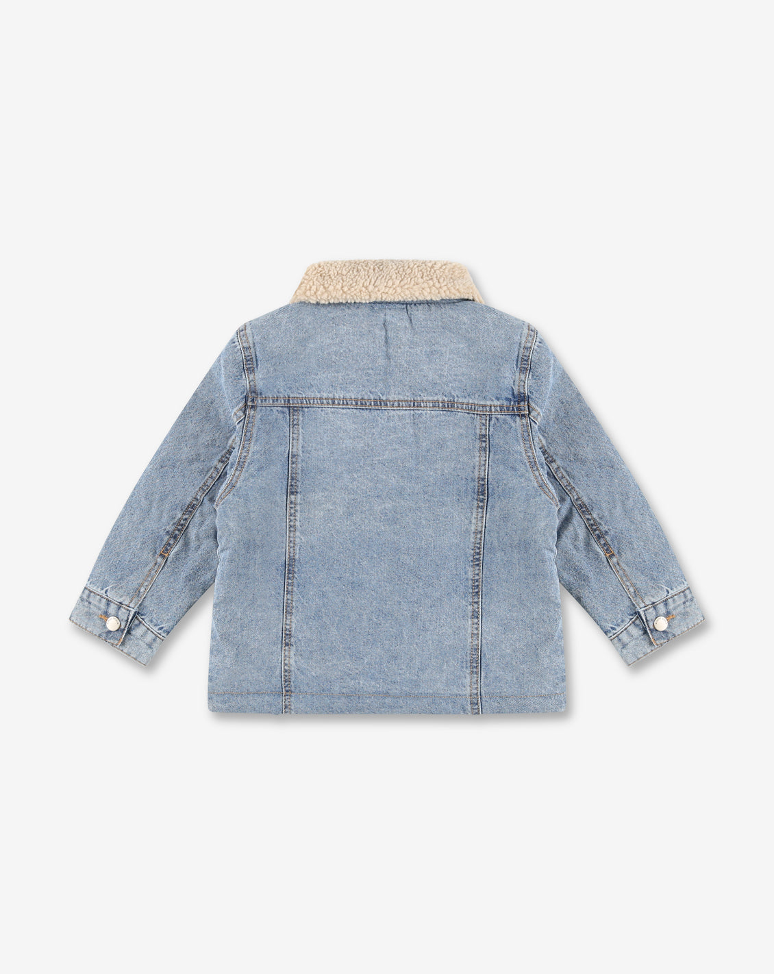 Denim Jacket With Fur J10
