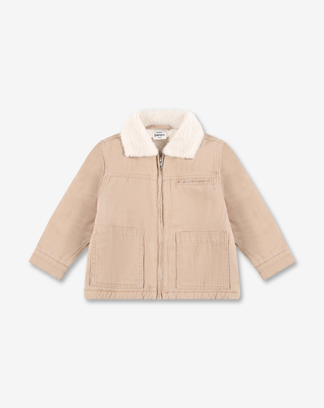 Denim Jacket With Fur J10