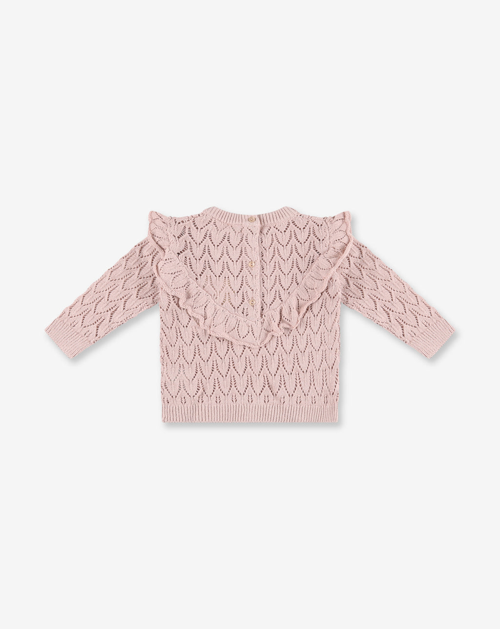 Girls Sweater With Ruffles S5