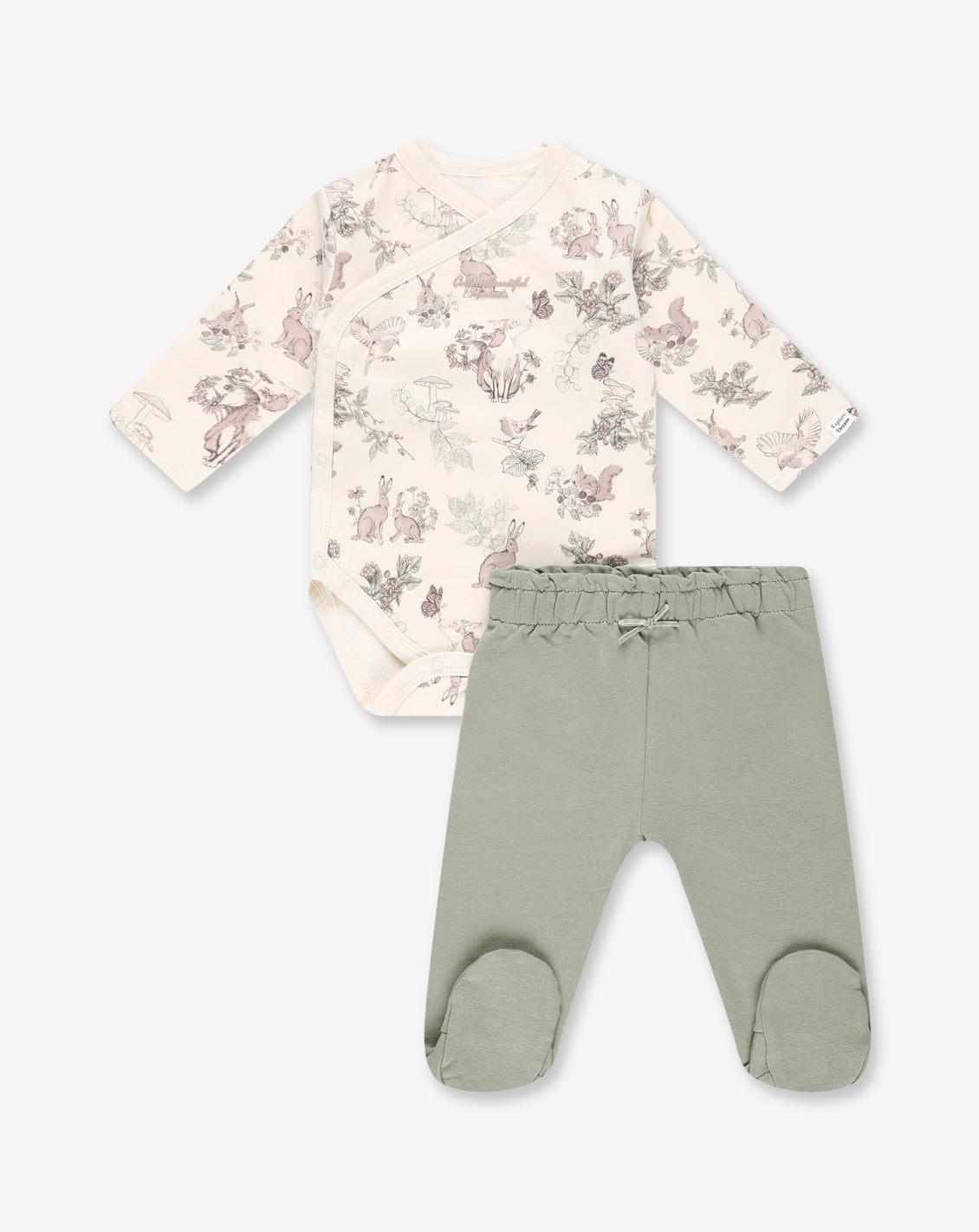 Flannel Bodysuit & Tights Set C5