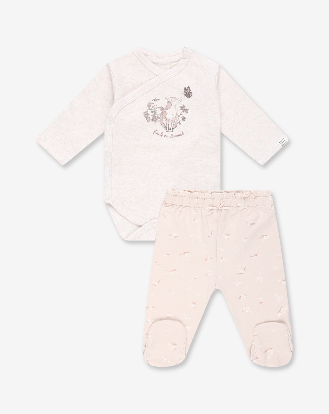 Flannel Bodysuit & Tights Set C5