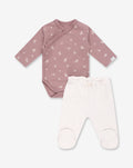 Flannel Bodysuit & Tights Set C5