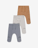 3 Pack Boys Pique Pants P - Baby