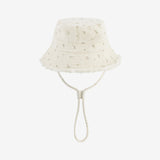 Bucket Hat With Raw Edges With Strap SH - S24