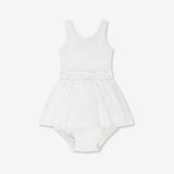 Baby Girl Rib & Woven Dress RIB - S24