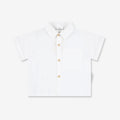 เสื้อเชิ้ตแขนสั้นผ้าทอติดกระดุมสำหรับเด็กผู้ชาย รุ่น WB1