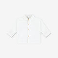 เสื้อเชิ้ตผ้าลินินแขนยาวติดกระดุมสำหรับเด็กผู้ชาย รุ่น WB2