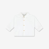 Boys Linen Buttoned Shirt With Long Sleeves WB2