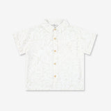 Boys Woven Button Shirt With Short Sleeves WB