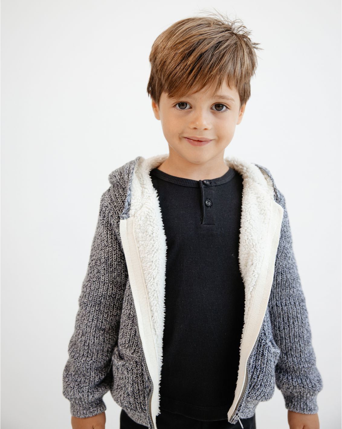 Hooded Jacket with Zipper S9