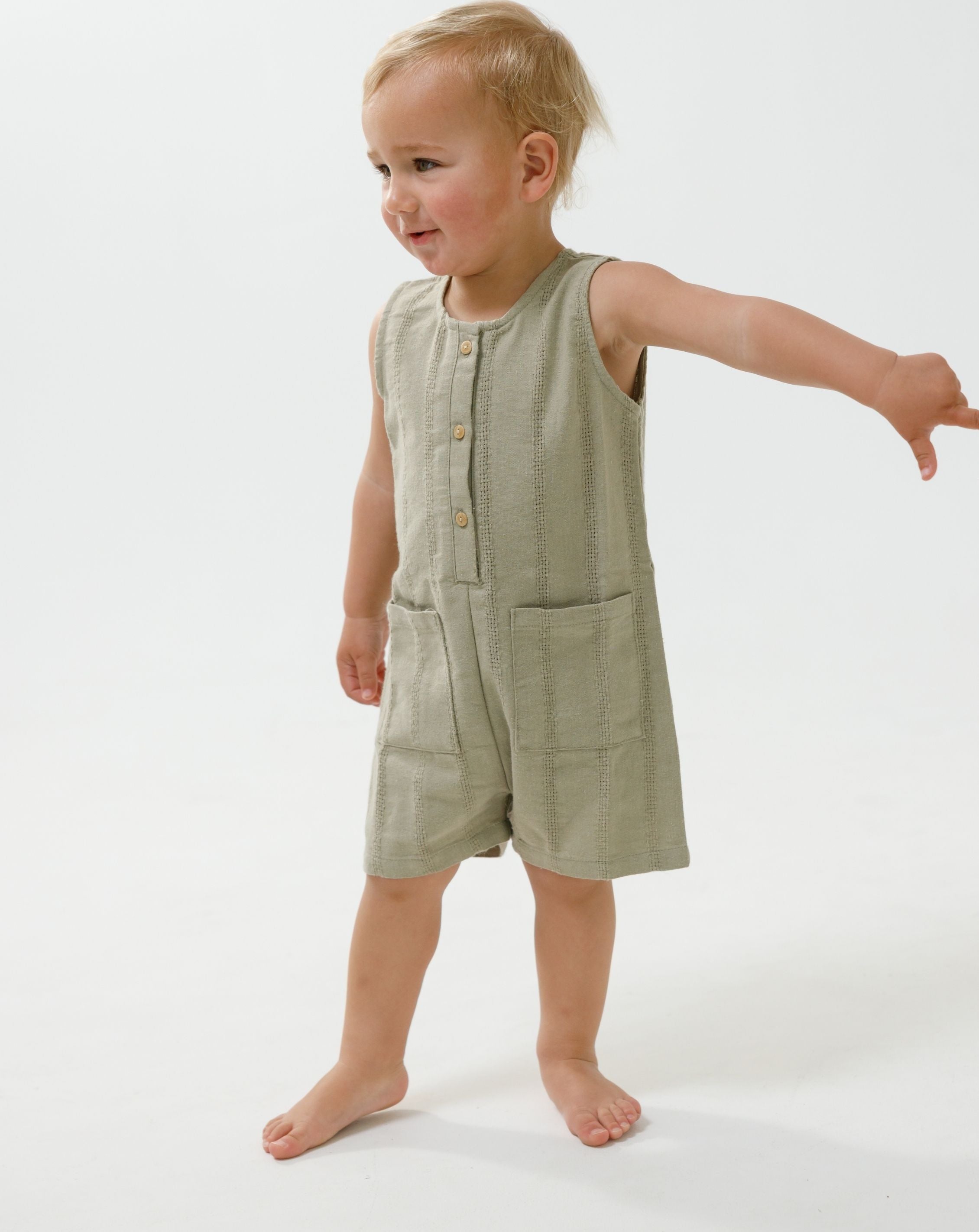 Short Overall with Placket WB15