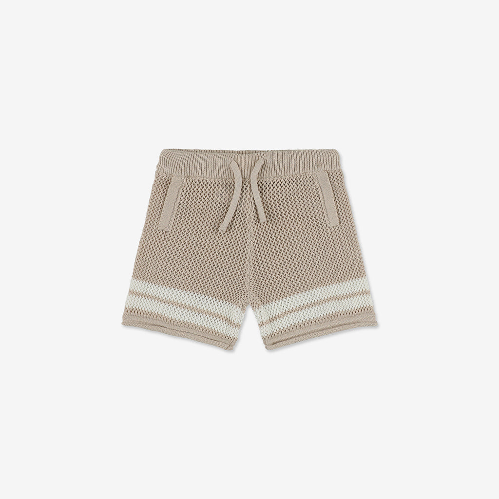 Crochet Shorts with Stripes CR4