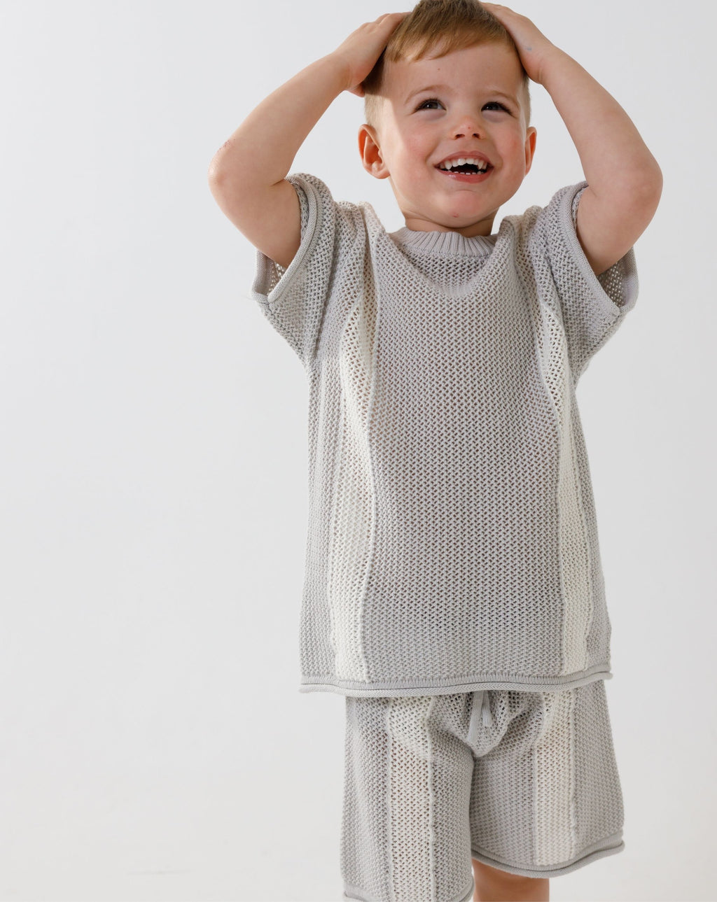 Crochet Shorts with Stripes CR4