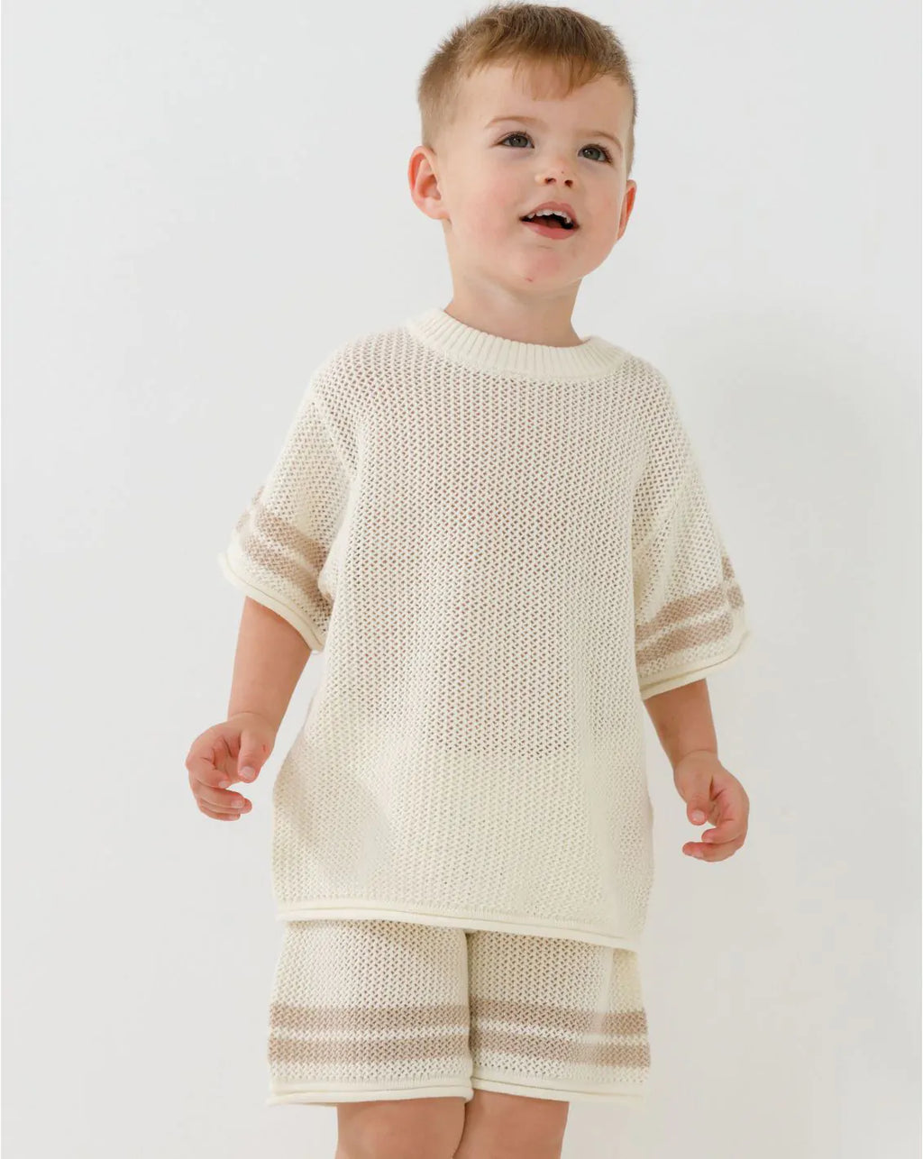 Crochet Shorts with Stripes CR - CR8