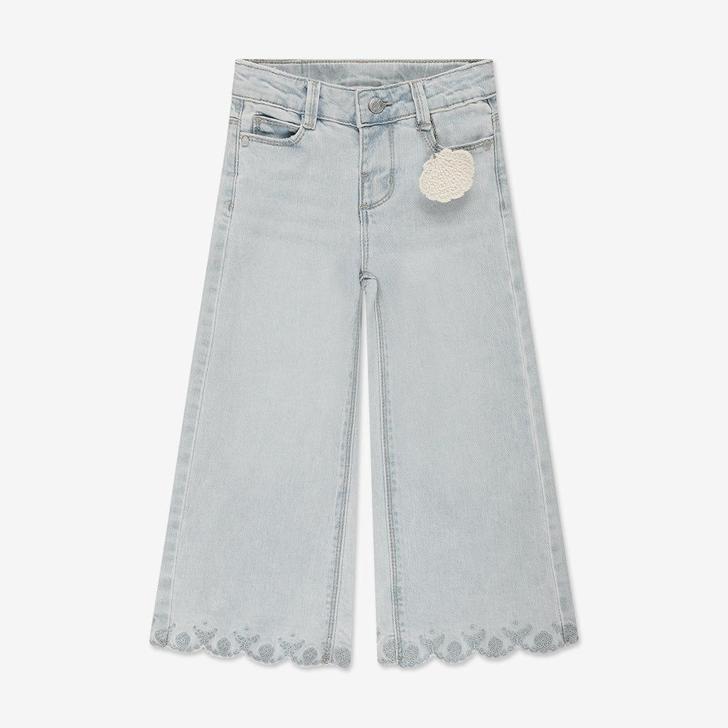 Long Wide Leg Jeans Pants J - J17
