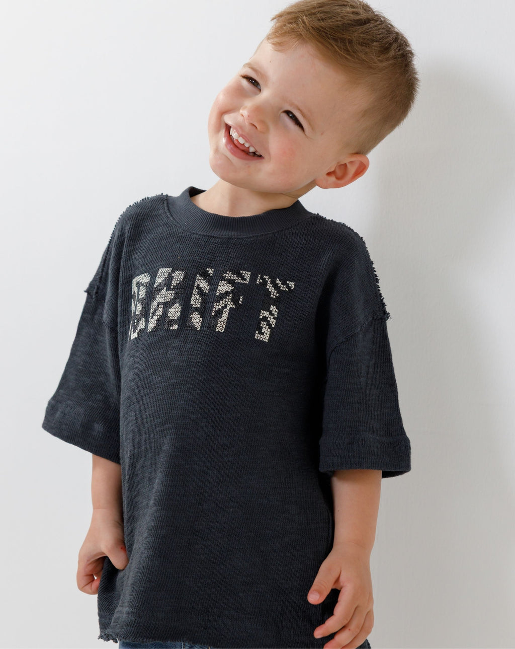 Oversize T-Shirt with Raw-Edges A - A1