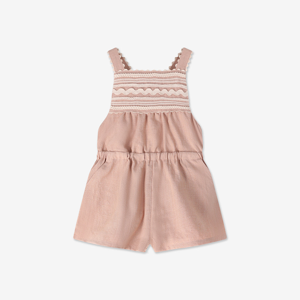 Flared Sleeve Woven Overall H