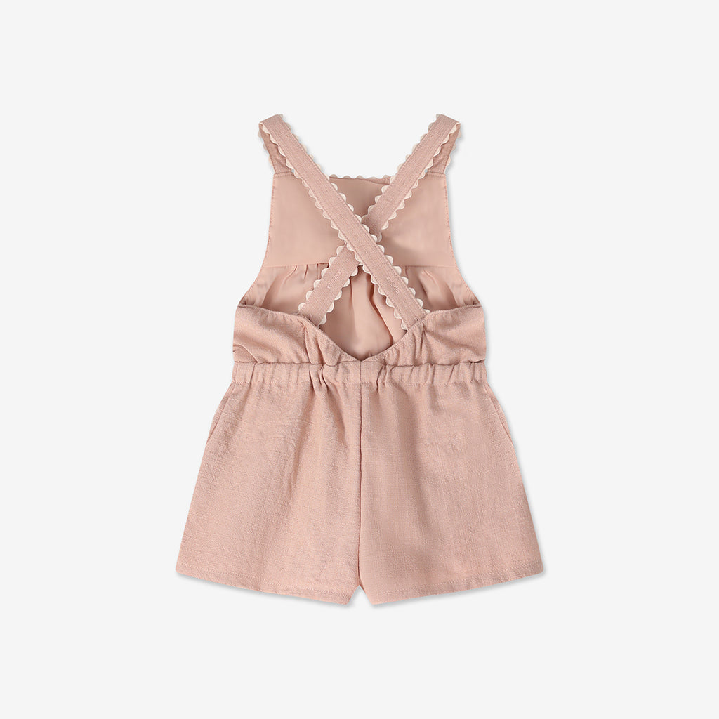 Flared Sleeve Woven Overall H
