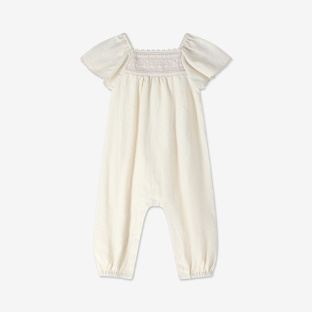 Flared Sleeve Woven Overall H