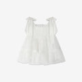 Embroidered Tulle Dress & Bloomers Set H7
