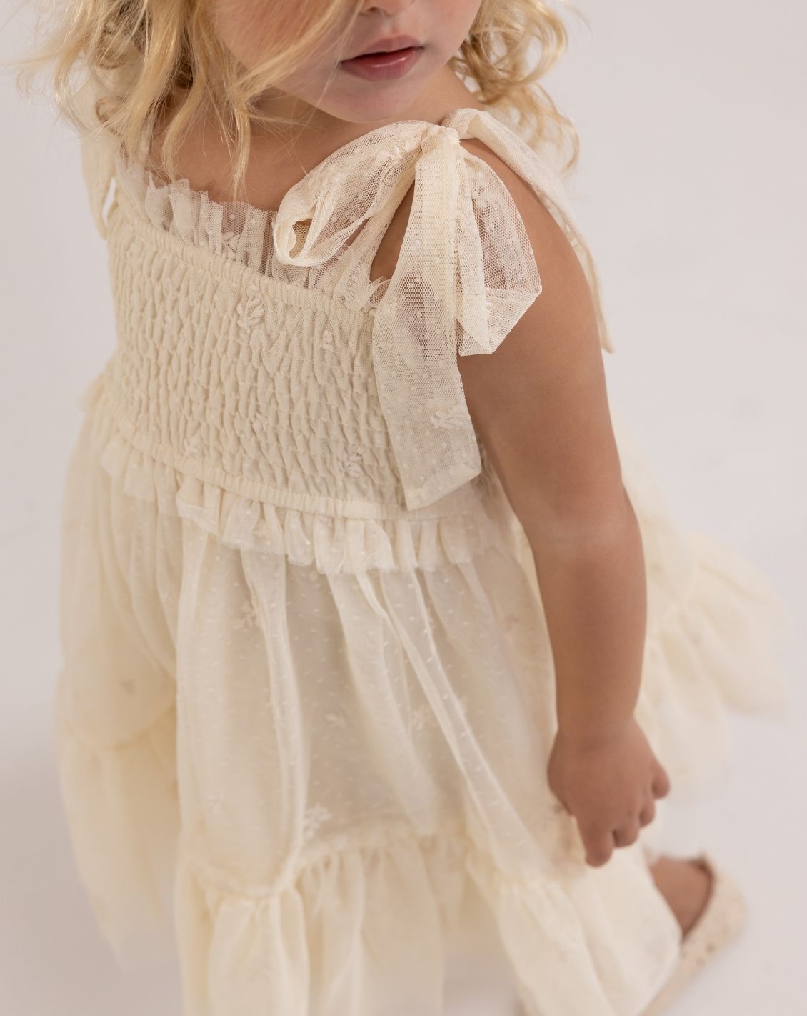 Embroidered Tulle Dress H18