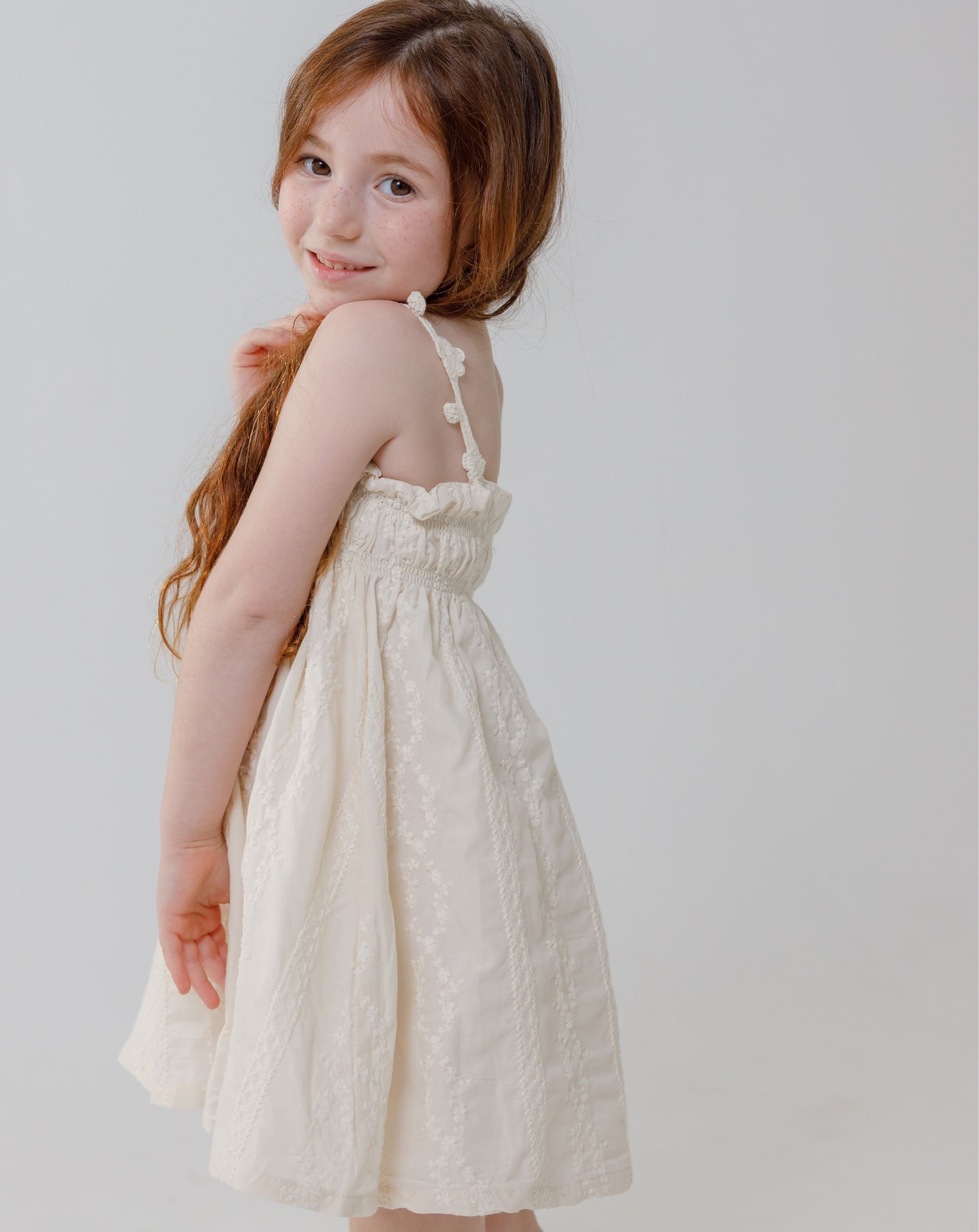 Strappy Embroidered Dress H - H19