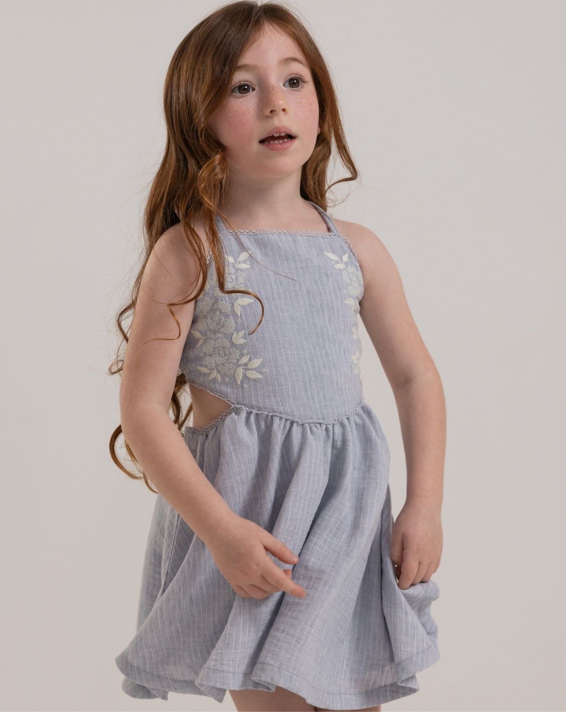 Side Cut -Out Strappy Dress H20