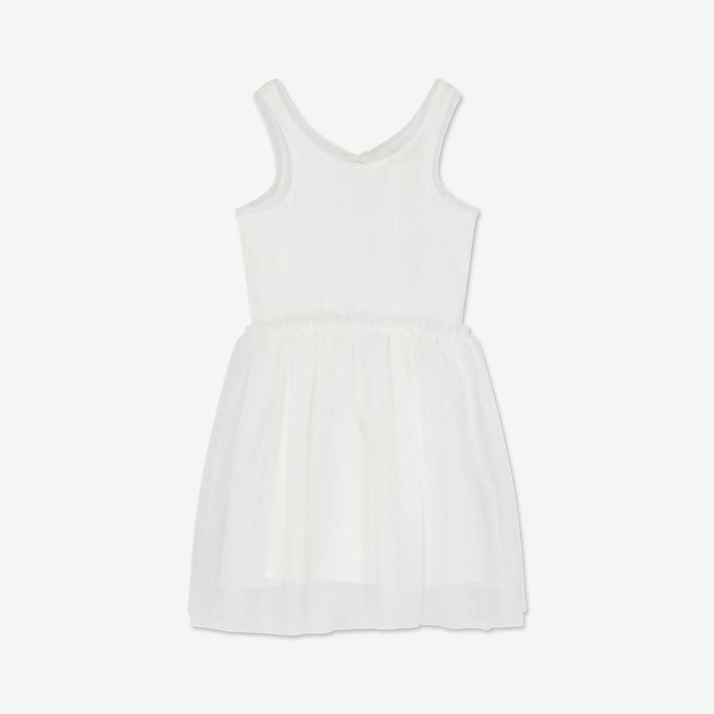 Sleeveless Tulle Dress H - H23