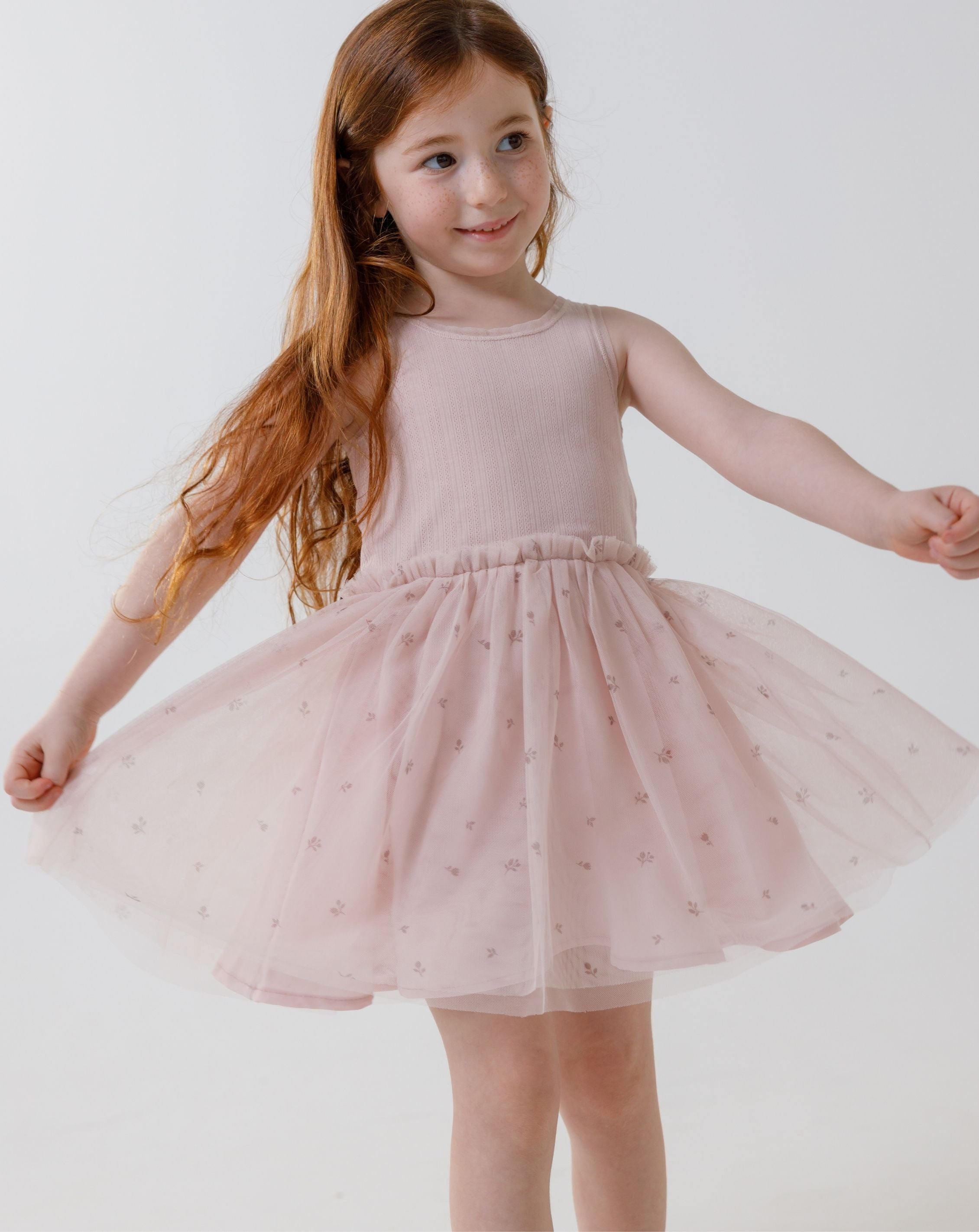 Sleeveless Tulle Dress H - H23