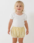 Puff Sleeves Bodysuit & Bloomers + Headband H26