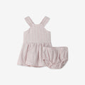 Cross Back Dress & Bloomers Set H