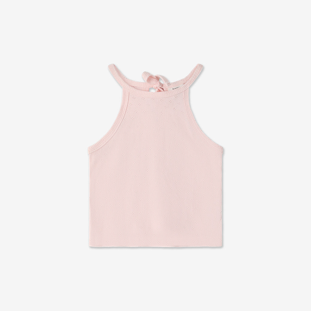 Collar Tank Top with Tied Back H30