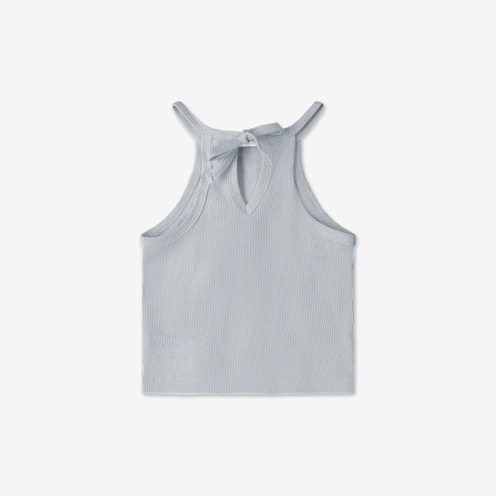 Collar Tank Top with Tied Back H30