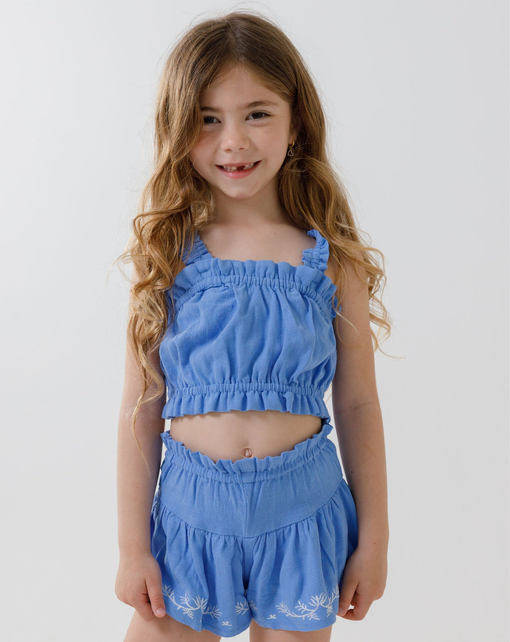 Cropped Woven Tank Top H - H32