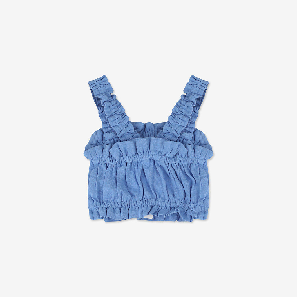 Cropped Woven Tank Top H - H32