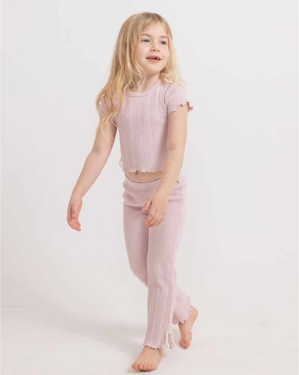 Girls Rib Cropped Shirt RIB - RIB7