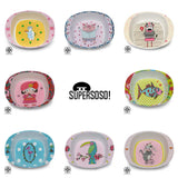 SuperSOSO! CARTOONS Breakfast Bowls - Girl-ish
