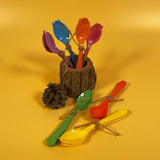 SuperSOSO! RAINBOW - Bright Fork & Spoons M