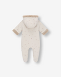 Quilted Jersey Hooded Overall With Sherpa Y2
