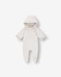 Quilted Jersey Hooded Overall With Sherpa Y2