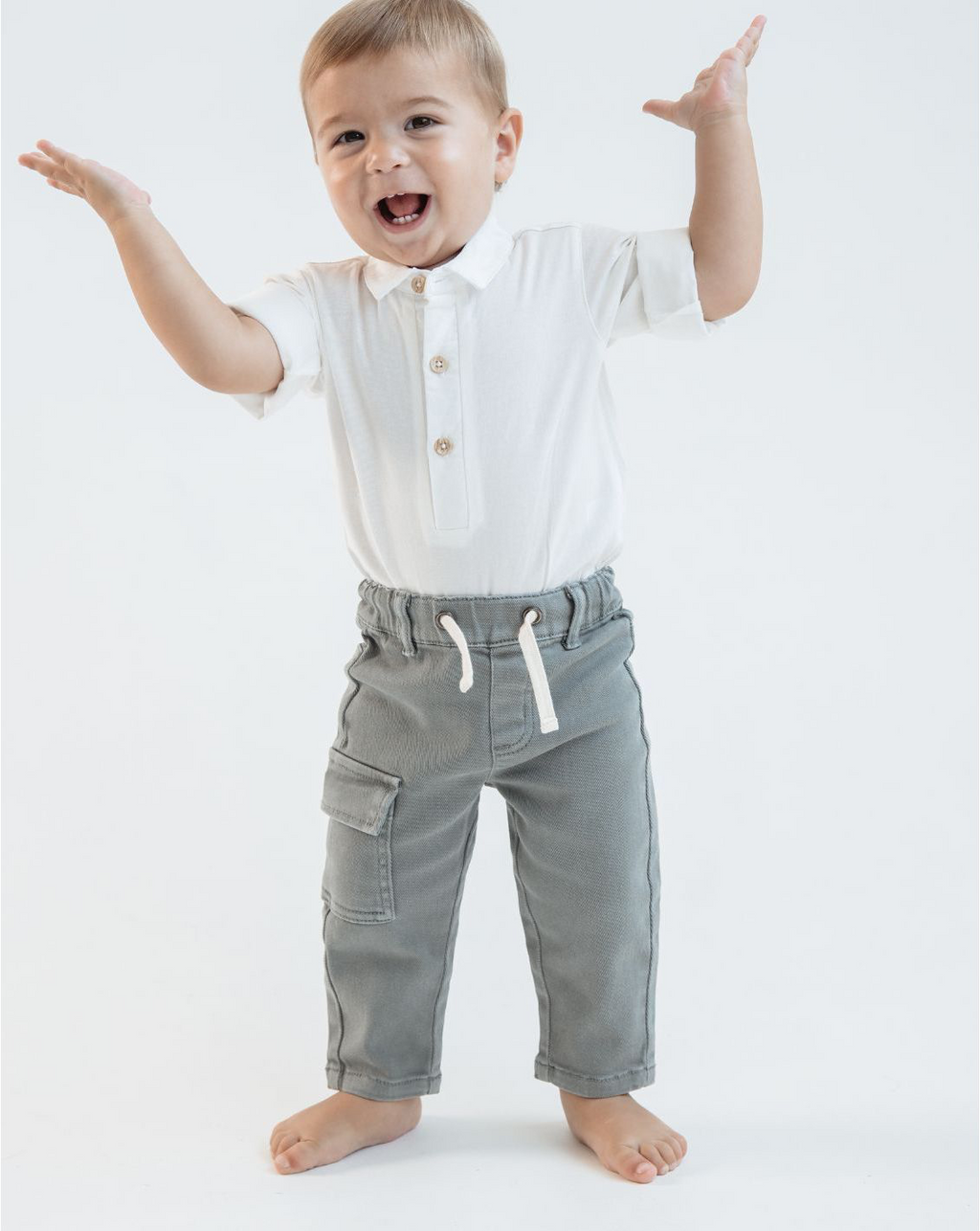 Woven Bodysuit With Pocket WB2
