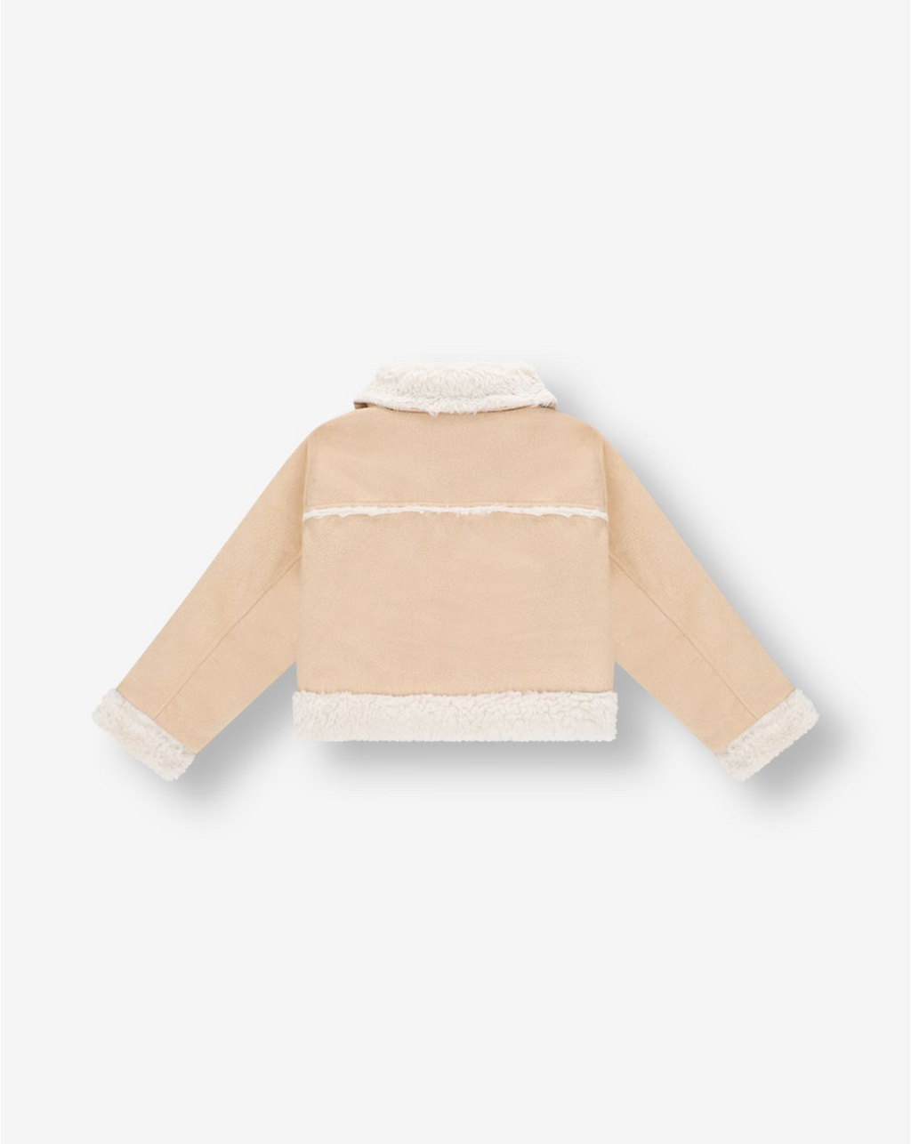 Girls Suede & Sherpa Jacket Y2