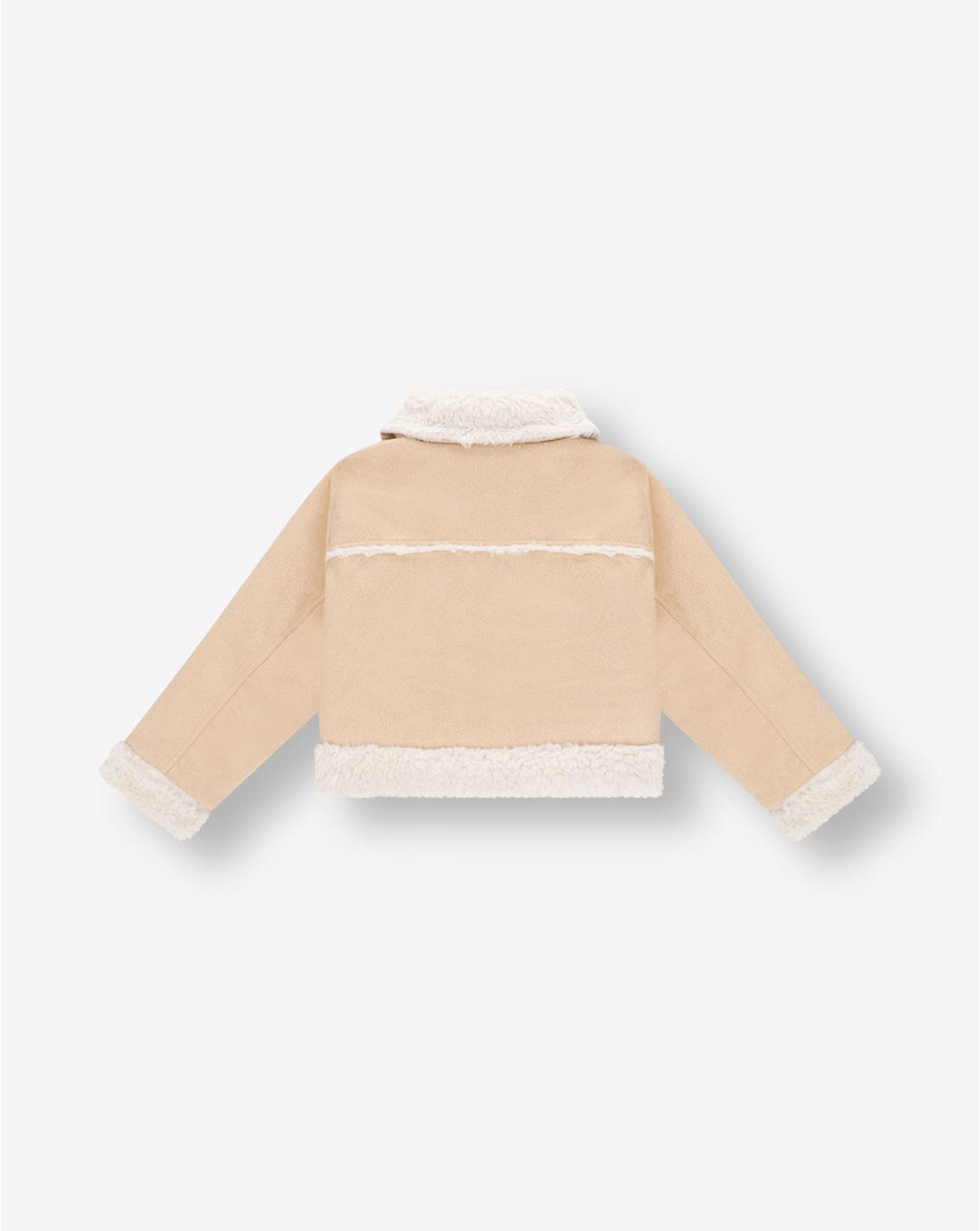 Girls Suede & Sherpa Jacket Y2