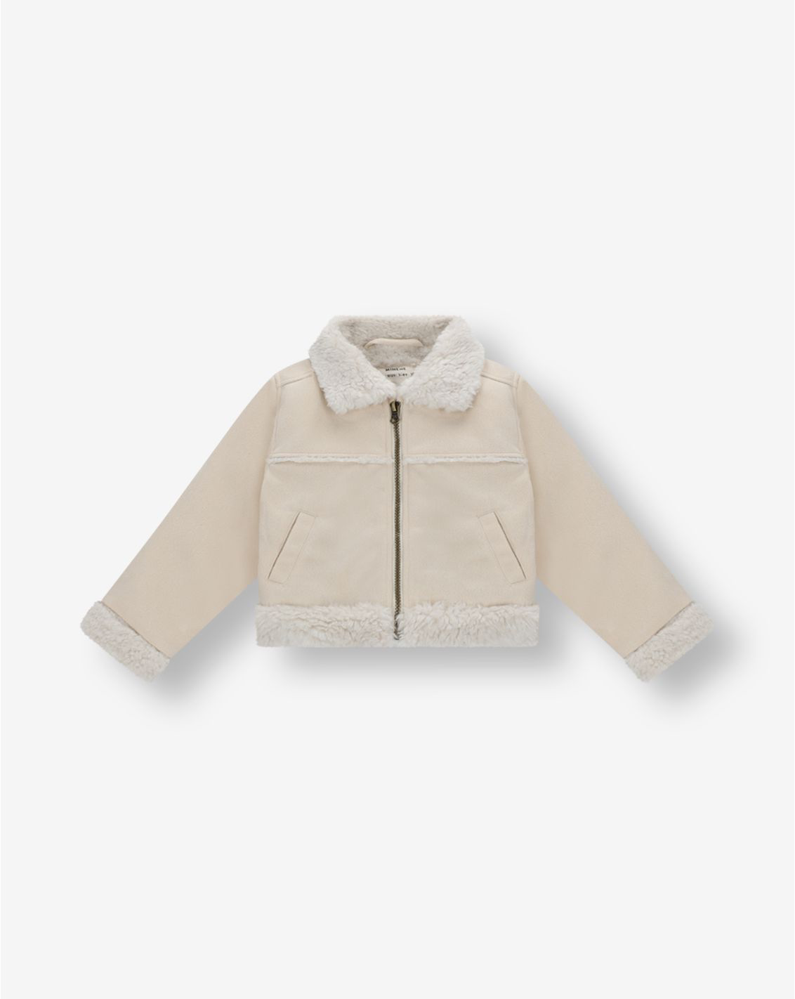 Girls Suede & Sherpa Jacket Y2