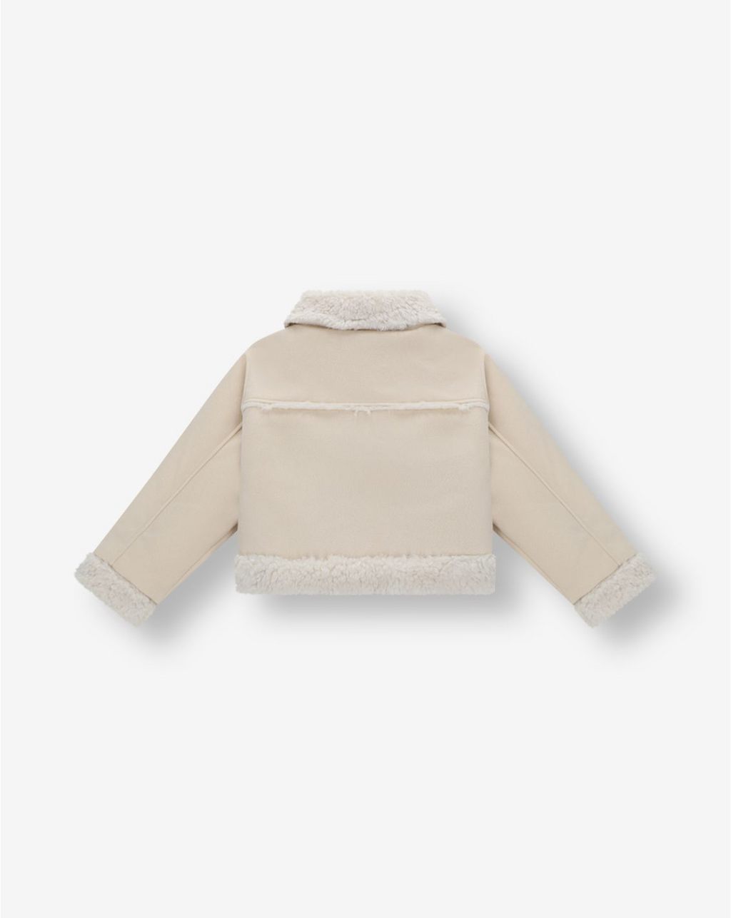 Girls Suede & Sherpa Jacket Y2
