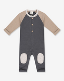 Pique Overall With Buttons PR2