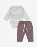 Bodysuit And Gersy Pants Set A19