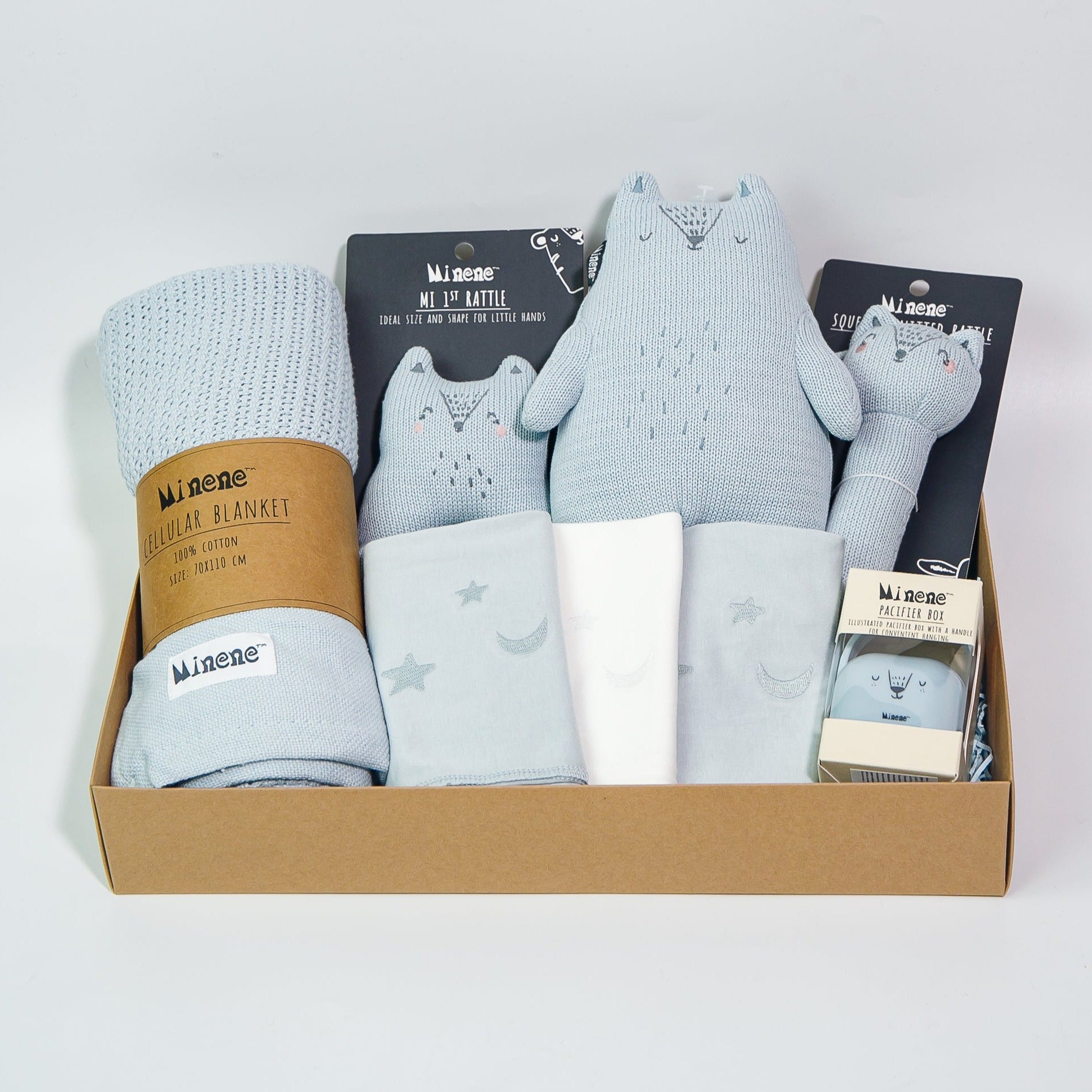Baby Blue Fox Gift Set